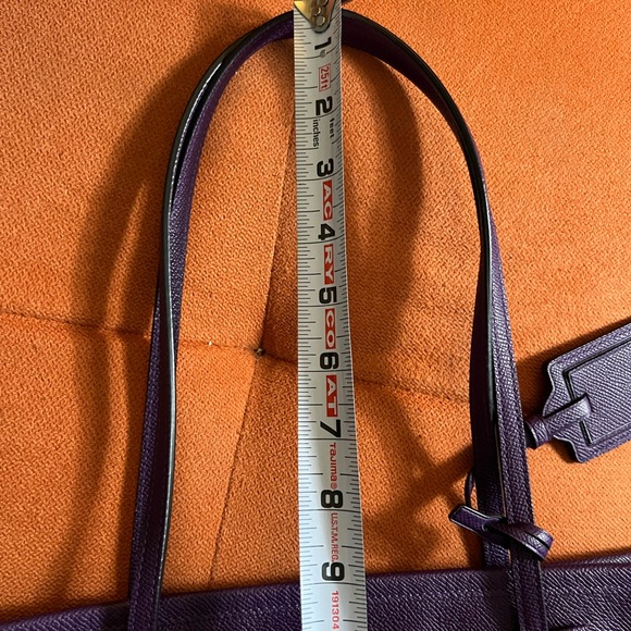 Large Coach purse in purple - Picture 13 of 17